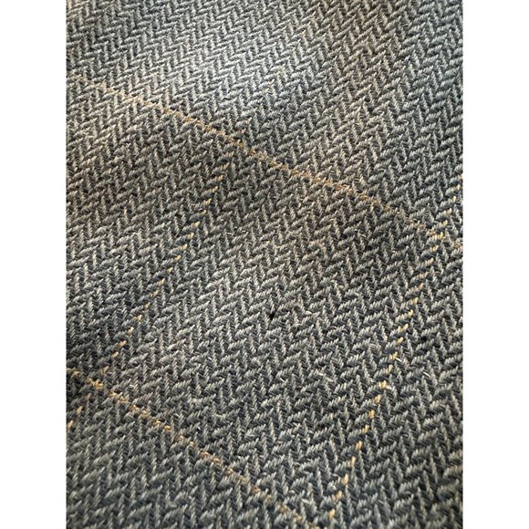 Jos A Bank Silk Wool Sport Coat Mens 42L Herringbone Windowpane Jacket Blazer - Picture 16 of 16